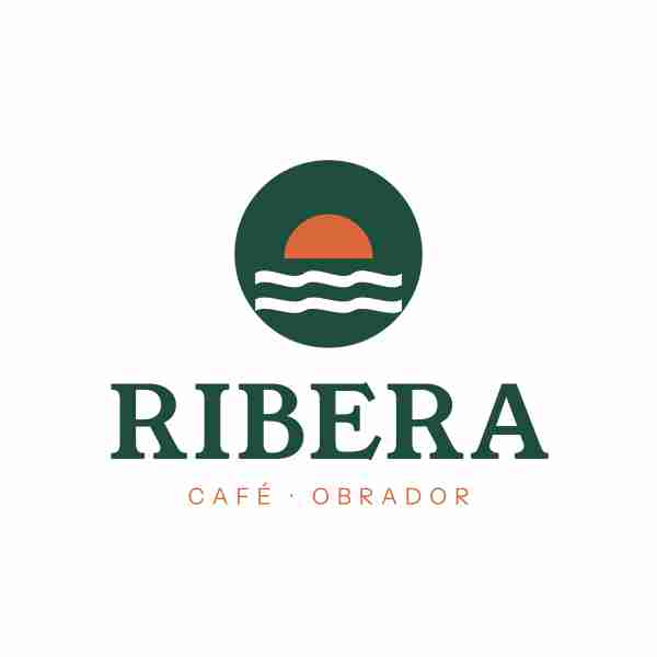 Antes: el logo de Café Ribera en un JPG pequeño y comprimido
